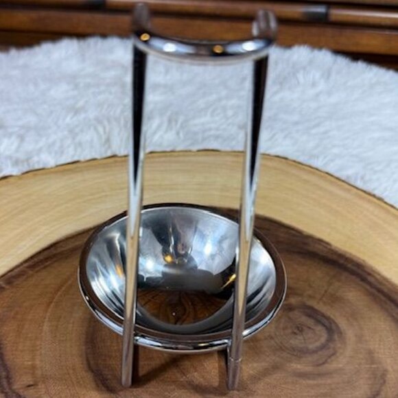 Vintage 3pc Stainless Steel Spoon Rest and Ladle Set - Picture 5 of 12